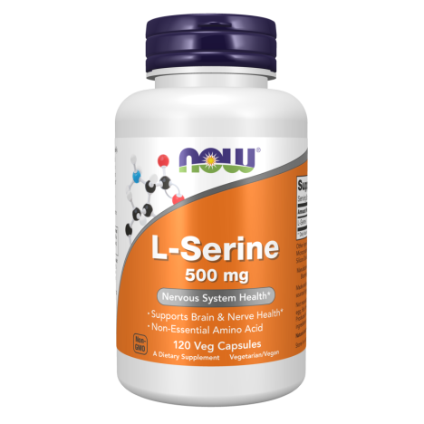 L-Serine 500 mg 120 Veg Capsules