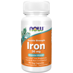 Vas / Iron 36 mg, Double Strength Veg Capsules