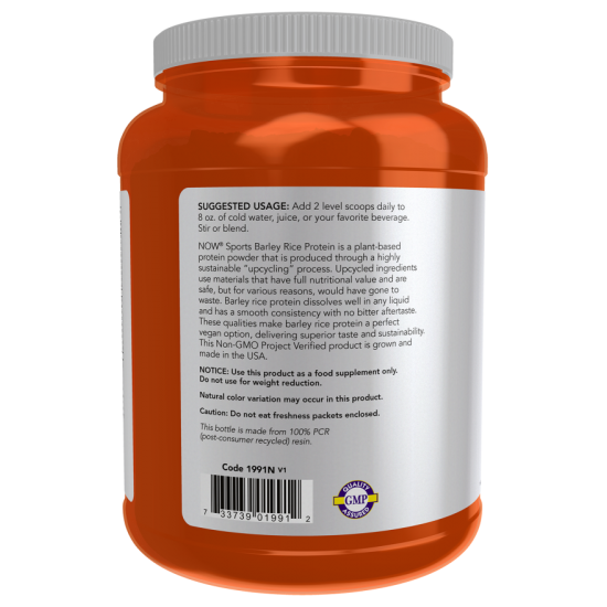 Barley Rice Protein Powder 680g Árpa-rizs fehérje por Barley Rice Protein Powder 680g Árpa-rizs fehérje por