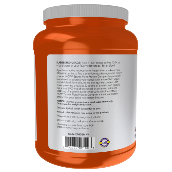 Plant Protein Complex, Chocolate Mocha Powder 907 g Plant Protein Complex, Chocolate Mocha Powder 907 g