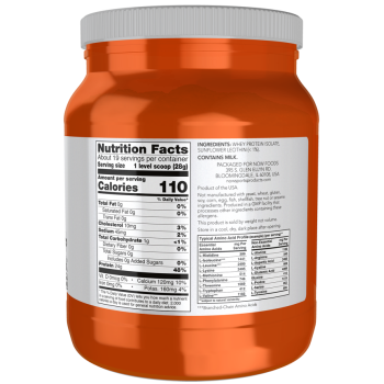 Whey Protein Isolate Unflavored - 1.2 lbs. 544gr.