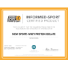 Whey Protein Isolate Unflavored - 1.2 lbs. 544gr.