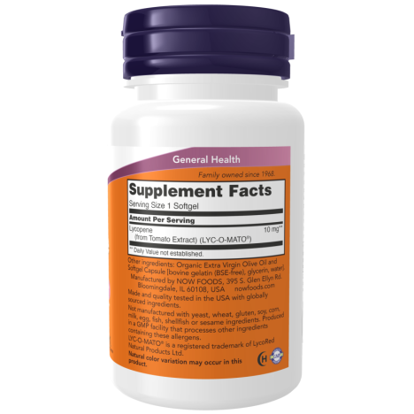 Lycopene 10 mg 60 Softgels