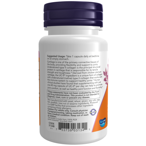 UC-II® Type II Collagen - 120 Veg Capsules