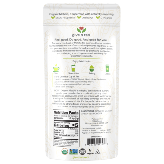 Matcha Green Tea Powder, Organic 85g