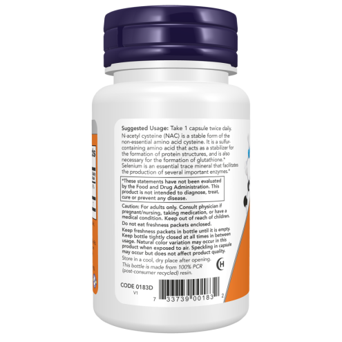 NAC 600 mg - 100 Veg Capsules