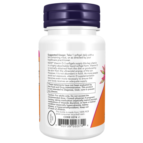 D-3 5,000 IU - 30 Softgels