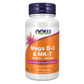 Mega D-3 & MK-7 120 Veg Capsules