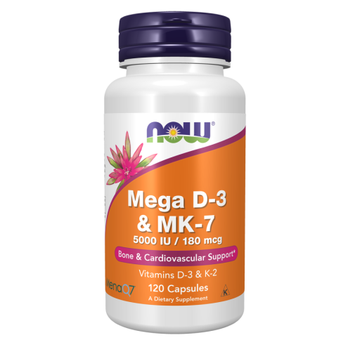 Mega D-3 & MK-7 120 Veg Capsules