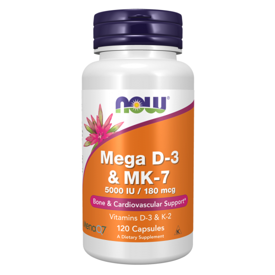 Mega D-3 & MK-7 120 Veg Capsules Mega D-3 & MK-7 120 Veg Capsules
