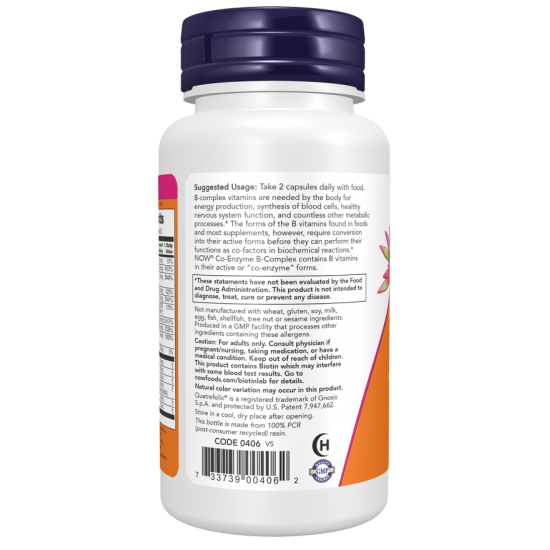 Co-Enzyme B-Complex - 60 Veg Capsules Co-Enzyme B-Complex - 60 Veg Capsules