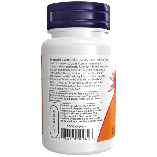 Biotin 1000 mcg - 100 Veg Capsules