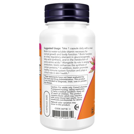 Biotin 5000 mcg - 120 Veg Capsules