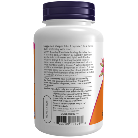 Ascorbyl Palmitate 500 mg - 100 Vcaps®