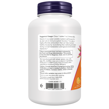 C-500 Orange 100 Chewable Tablets