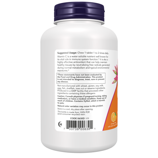 C-500 Orange 100 Chewable Tablets C-500 Orange 100 Chewable Tablets