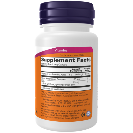 C-1000 mg C-vitamin, bioflavonoiddal és rutinnal 100 kapszula C-1000 mg C-vitamin, bioflavonoiddal és rutinnal 100 kapszula