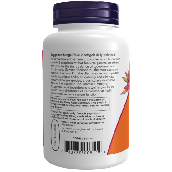 Advanced Gamma E Complex 120 Softgels Advanced Gamma E Complex 120 Softgels