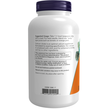 Calcium Citrate Pure Powder - 8 oz