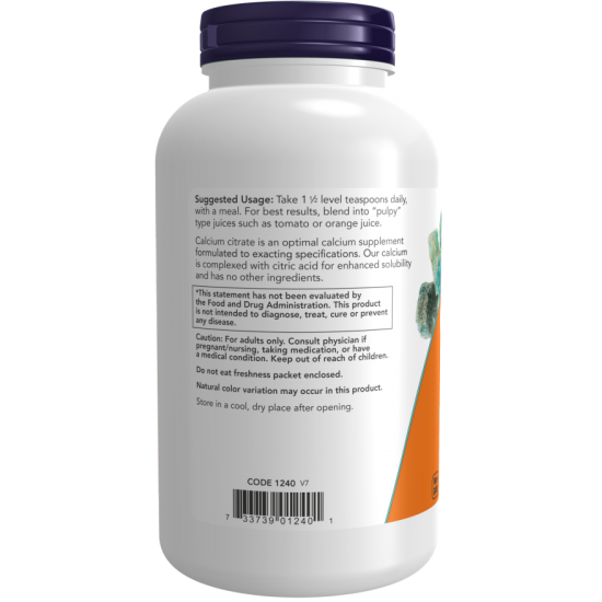 Calcium Citrate Pure Powder - 8 oz