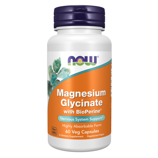 Magnesium Glycinate with BioPerine® 60 Veg Capsules Magnesium Glycinate with BioPerine® 60 Veg Capsules
