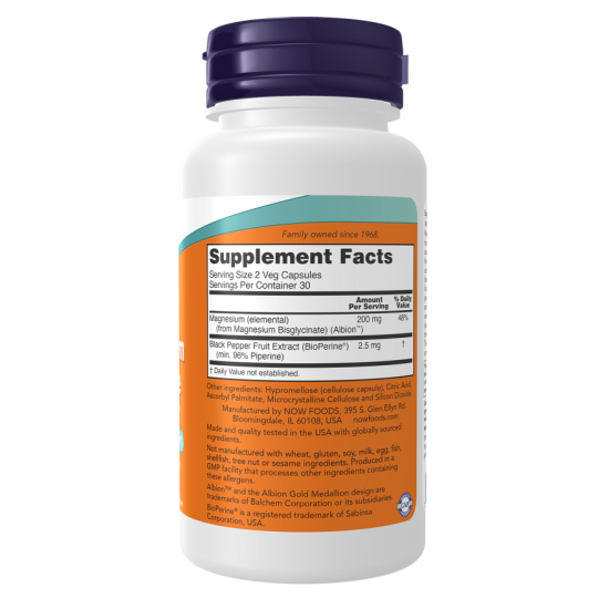 Magnesium Glycinate with BioPerine® 60 Veg Capsules Magnesium Glycinate with BioPerine® 60 Veg Capsules