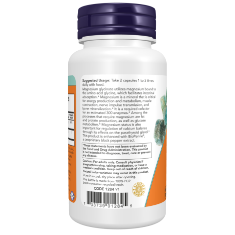 Magnesium Glycinate with BioPerine® 60 Veg Capsules