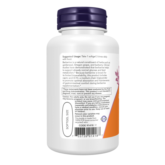 Berberine Glucose Support 90 Softgels