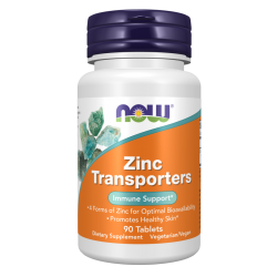 Zinc Transporters 90 Tablets [Zinc Gluconate, L-OptiZinc® Monomethionine, Zinc Picolinate, Zinc Bisglycinate (Albion™)]