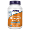 Omega-3 Fish Oil, Molecularly Distilled 100 Softgels / Omega-3 halolaj, molekulárisan desztillált lágyzselatin kapszulák