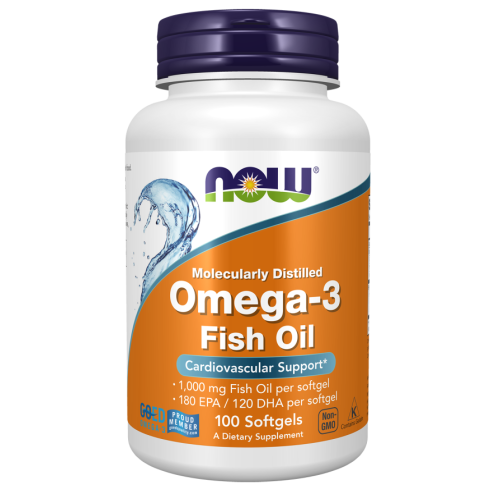 Omega-3 Fish Oil, Molecularly Distilled 100 Softgels / Omega-3 halolaj, molekulárisan desztillált lágyzselatin kapszulák