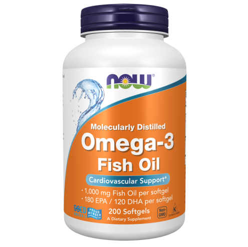 Omega-3 Fish Oil, Molecularly Distilled 200 Softgels / Omega-3 halolaj, molekulárisan desztillált lágyzselatin kapszulák