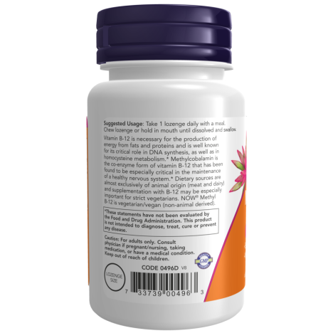 Methyl B-12 5,000 mcg 60 Lozenges