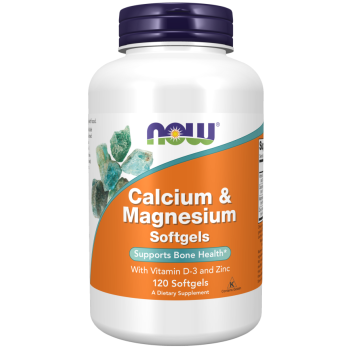 Calcium & Magnesium - 120 Softgels 