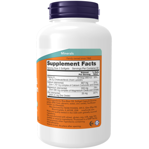 Calcium & Magnesium - 120 Softgels