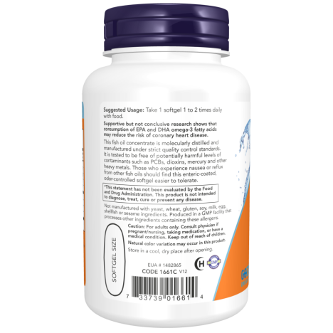 Ultra Omega-3 Fish Oil  90 Softgels (Bovine Gelatin)