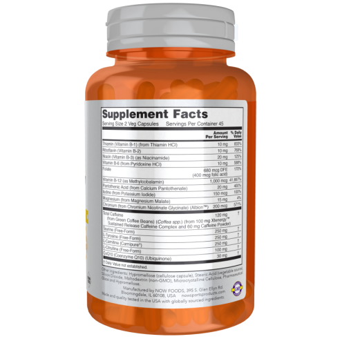 Sustained Energy 90 Veg Capsules