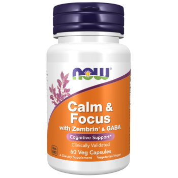 Calm & Focus with Zembrin® & GABA 60 Veg Capsules