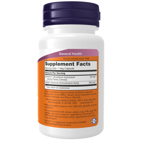 Calm & Focus with Zembrin® & GABA 60 Veg Capsules