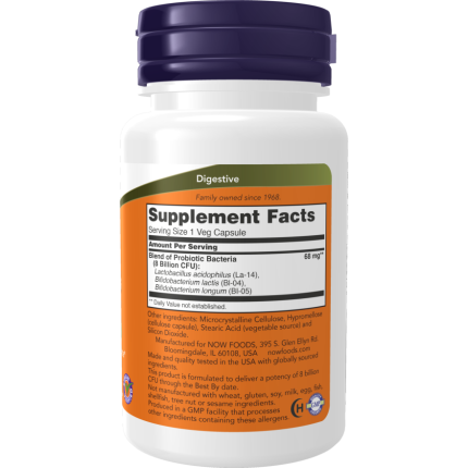 8 Billion Acidophilus & Bifidus 60 Veg Capsules