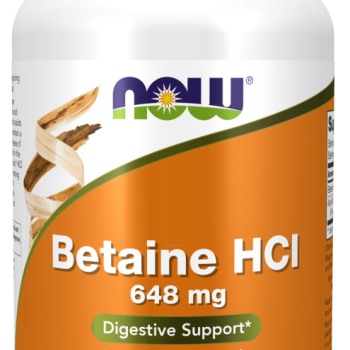 Betaine HCl 648 mg 120 Veg Capsules