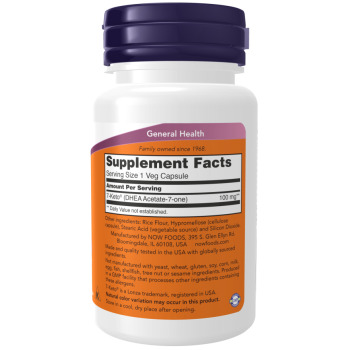 7-KETO 100 mg - 60 VCaps® A Dehydroepiandrosterone (DHEA) természetben előforduló metabolitja