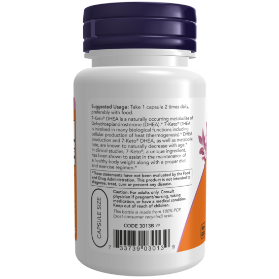 7-KETO 100 mg - 60 VCaps® A Dehydroepiandrosterone (DHEA) természetben előforduló metabolitja 7-KETO 100 mg - 60 VCaps® A Dehydroepiandrosterone (DHEA) természetben előforduló metabolitja