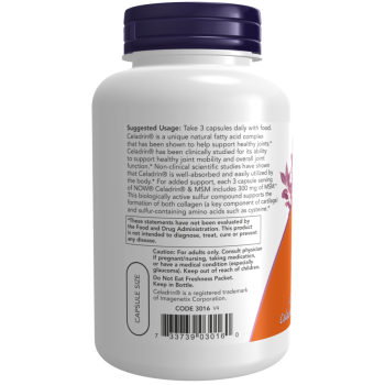 Celadrin® & MSM 500 mg 120 Capsules