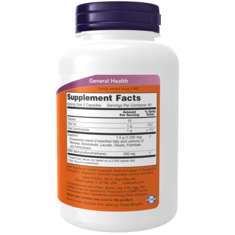 Celadrin® & MSM 500 mg 120 Capsules