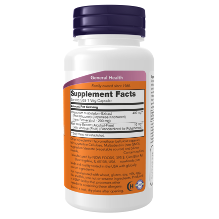 Resveratrol 200 mg 60 Veg Capsules