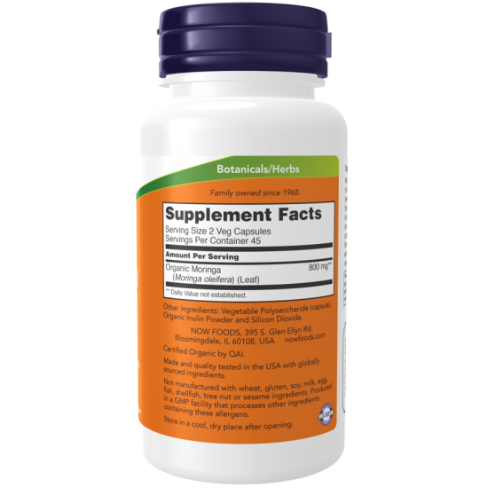 Moringa Leaf 90 Veg Capsules Moringa Leaf 90 Veg Capsules