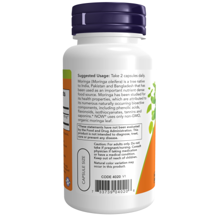 Moringa Leaf 90 Veg Capsules
