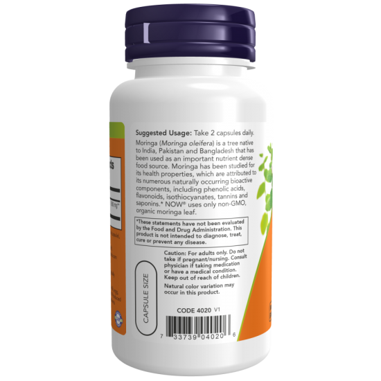 Moringa Leaf 90 Veg Capsules Moringa Leaf 90 Veg Capsules