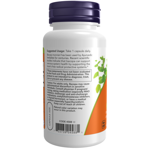 Bacopa Extract 450 mg 90 Veg Capsules